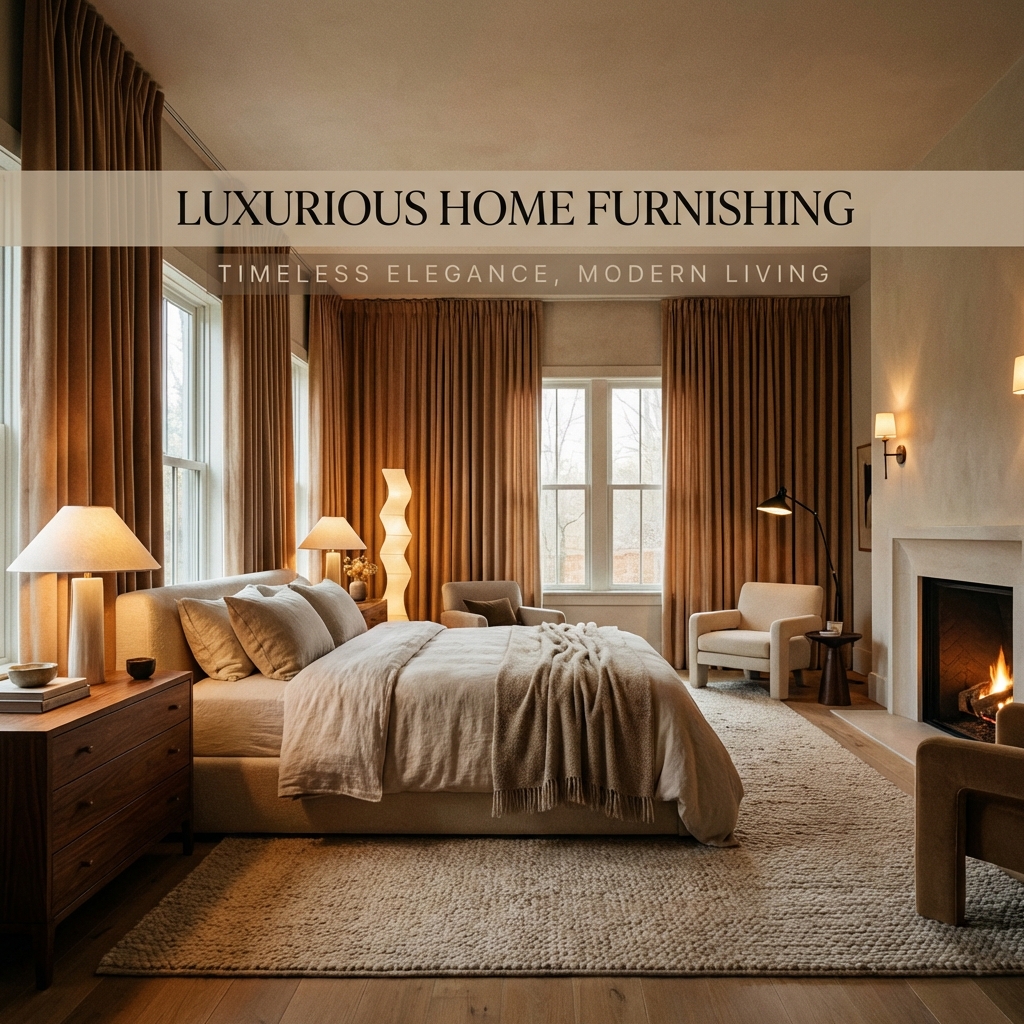 Beautiful home furnishings display